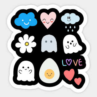 a cute character Sticker